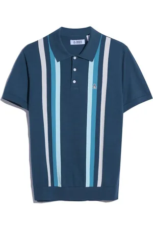 Original Penguin Vertical Stripe Polo Shirt S