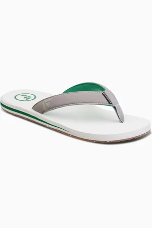 FoamLife White Mens Fresco Flip Flops AU 10 (EU 44)