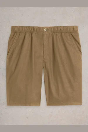 White Stuff Drawstring Linen Blend Shorts 38r