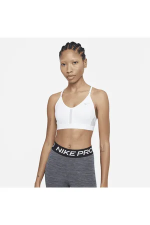 NIKE PRO SPORTS Bra Womens Extra Small Grey Black Swoosh Drifit Crop Top  Ladies $25.00 - PicClick AU