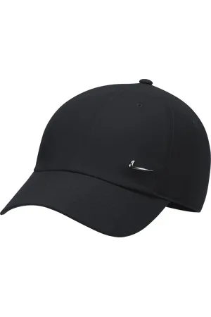 Nike Dri-FIT Club Unstructured Metal Swoosh Cap - - Polyester - 50% Recycled Polyester