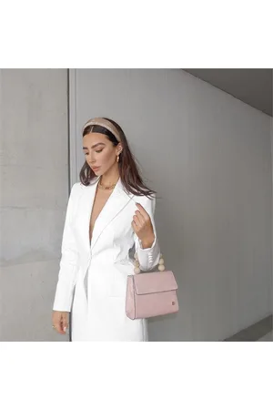 Olga Berg CAYLEE Wood Bead Handle Bag