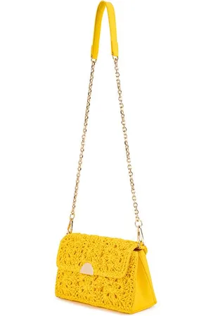 Olga Berg MILLIE Crocheted Shoulder Bag