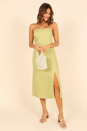 Petal & Pup Kauai Strapless Midi Dress