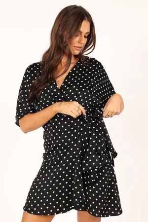 Petal & Pup Quest Mini Wrap Dress