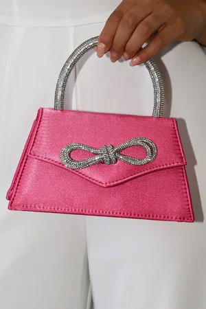 Petal & Pup Flicka Rhinestone Bow Bag
