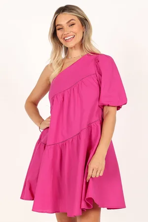 Petal & Pup Ava One Shoulder Mini Dress