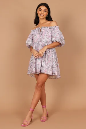 Petal & Pup Mikki Off Shoulder Mini Dress