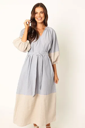 Petal & Pup Hazel Long Sleeve Midi Dress
