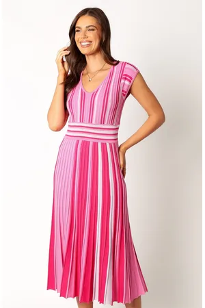 Petal & Pup Foster Pleated Midi Dress