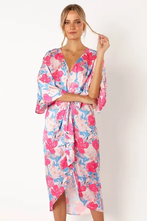 Petal & Pup Lottie Wrap Midi Dress