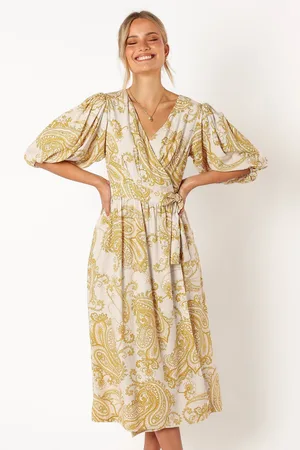 Petal & Pup Chantel Wrap Midi Dress