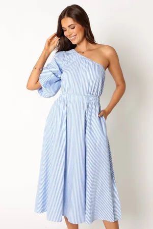 Petal & Pup Neve One Shoulder Midi Dress