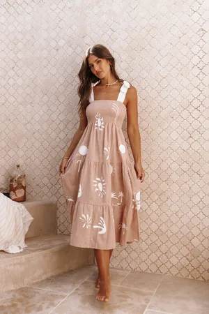 Petal & Pup Sarelle Midi Dress
