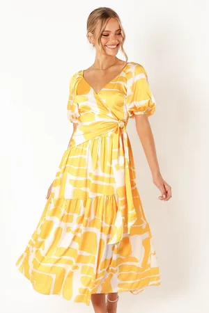 Petal & Pup Tabitha Wrap Midi Dress