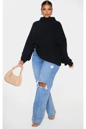 PRETTYLITTLETHING Plus High Neck Jumper