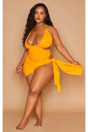 PRETTYLITTLETHING Plus Tie Side Sarong