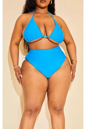 PRETTYLITTLETHING Plus Mix & Match High Waist Bikini Bottoms