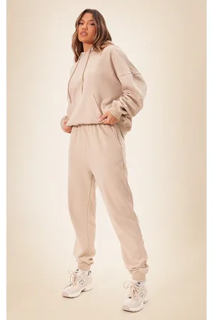 PRETTYLITTLETHING Washed Oversized Cuffed Track Pants