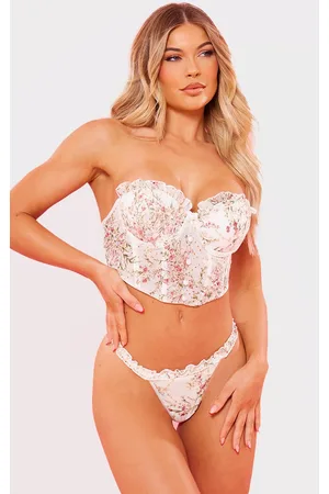 White Daisy Underwire Bra