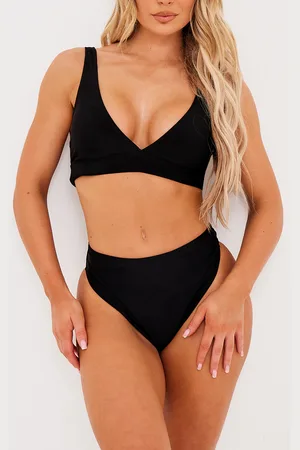 PRETTYLITTLETHING Mix & Match High Waisted High Leg Bikini Bottoms