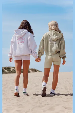 PRETTYLITTLETHING Chill Club Puff Print Oversized Hoodie
