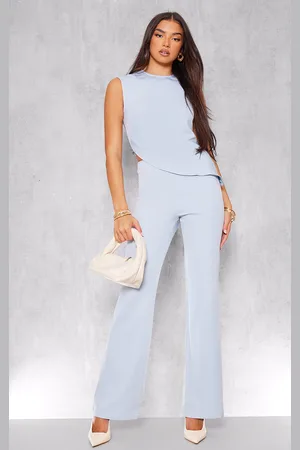 PRETTYLITTLETHING Tailored Low Rise Skinny Flared Pants