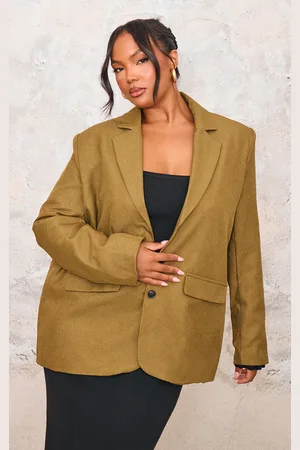 PRETTYLITTLETHING Plus Oversized Tailored Blazer