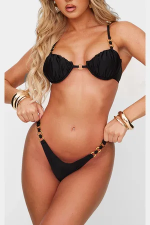 PRETTYLITTLETHING O Ring Detail Bikini Bottoms