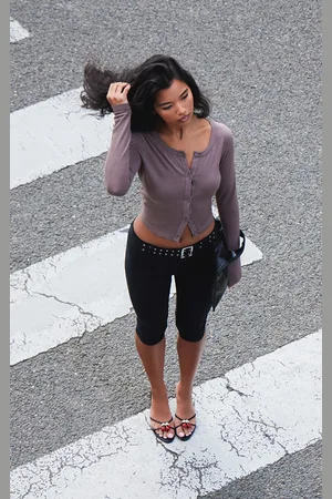 PRETTYLITTLETHING Fine Knit Button Up Cardigan