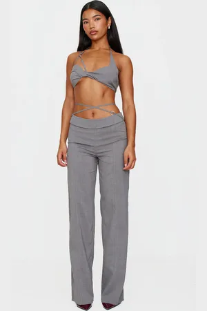 PRETTYLITTLETHING Tailored Seam Detail Pants