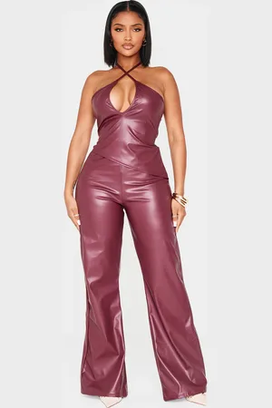 PRETTYLITTLETHING Shape Faux Leather Pants