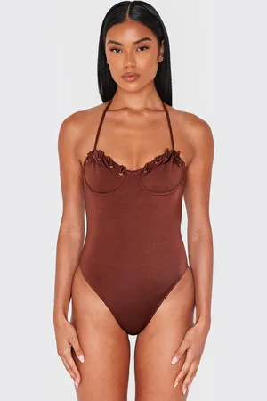 PRETTYLITTLETHING Underwired Laced Cup Swimsuit