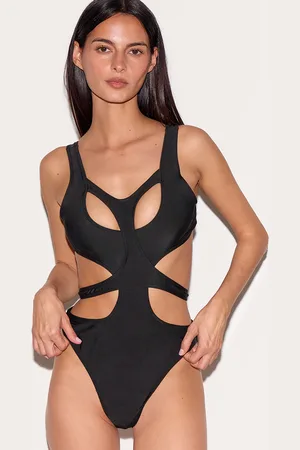 PRETTYLITTLETHING Double Layered Cut Out Swimsuit