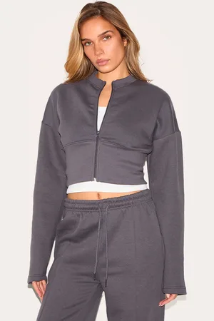 PRETTYLITTLETHING Extreme Cinched Waist Sweatshirt