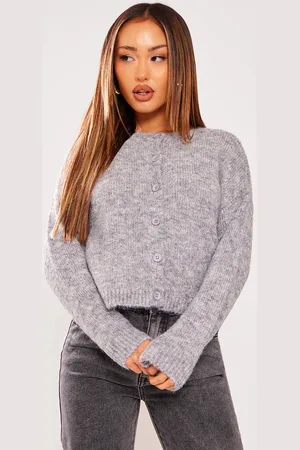 PRETTYLITTLETHING Petite Knitted Cardigan