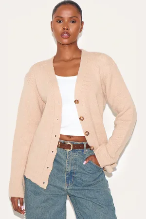 PRETTYLITTLETHING Chunky Knit Longline Cardigan