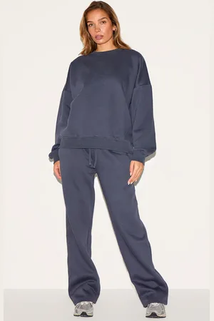 PRETTYLITTLETHING Oversized Sweatshirt Tracksuit Set