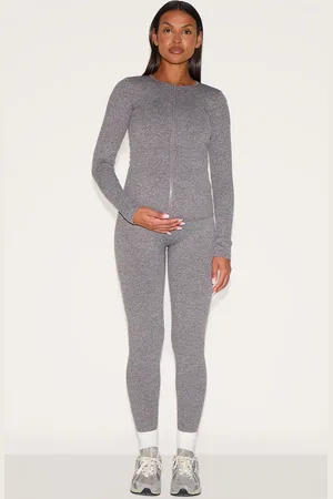 PRETTYLITTLETHING Maternity Contour Rib High Waist Leggings