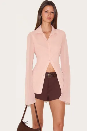 PRETTYLITTLETHING Fitted Chiffon Shirt