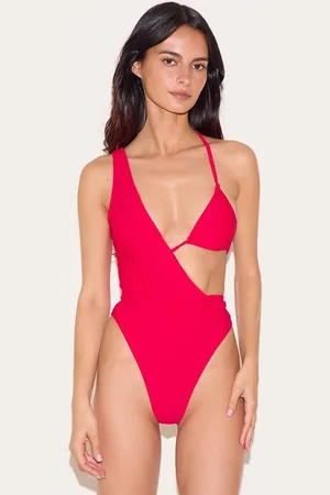 PRETTYLITTLETHING Plait Detail Asymmetric Swimsuit
