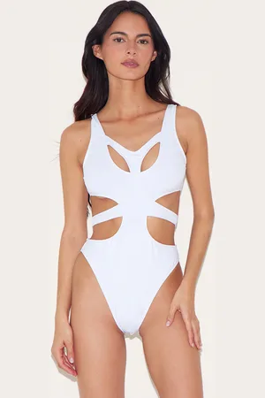 PRETTYLITTLETHING Double Layer Cut Out Swimsuit