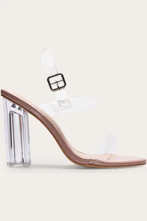 PRETTYLITTLETHING Wide Fit Block Heel Strappy Sandal