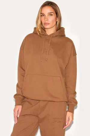 PRETTYLITTLETHING Premium Embossed Oversized Hoodie