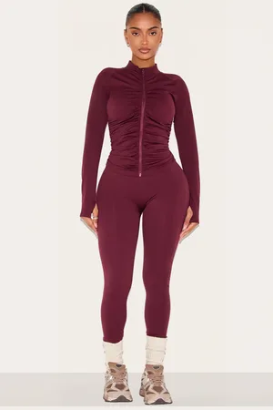 PRETTYLITTLETHING Shape Active Ruched High Waisted Leggings