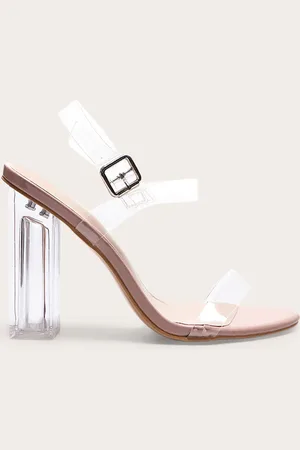 PRETTYLITTLETHING Block Heel Strappy Sandal