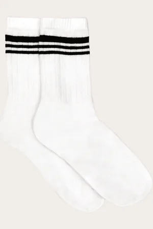 PRETTYLITTLETHING Stripe Sports Socks