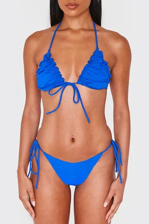 PRETTYLITTLETHING V Front Tie Side Bikini Bottoms