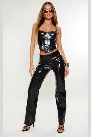 PRETTYLITTLETHING High Shine Faux Leather Pants