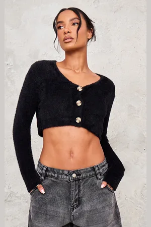 PRETTYLITTLETHING Eyelash Knit Cardigan